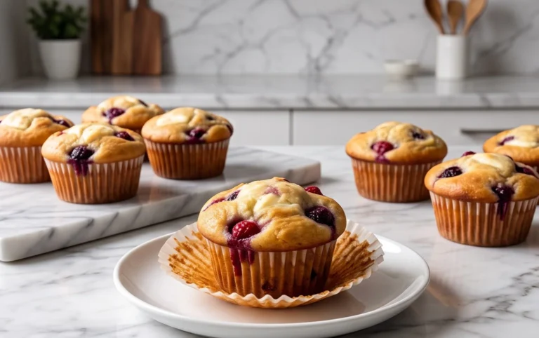 Berry Cream Cheese Muffins