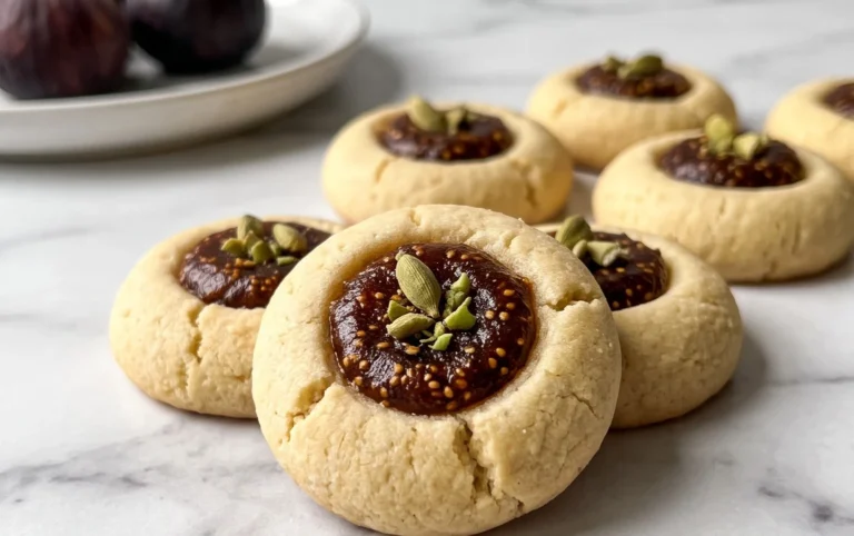 Cardamom Fig Thumbprint Cookies