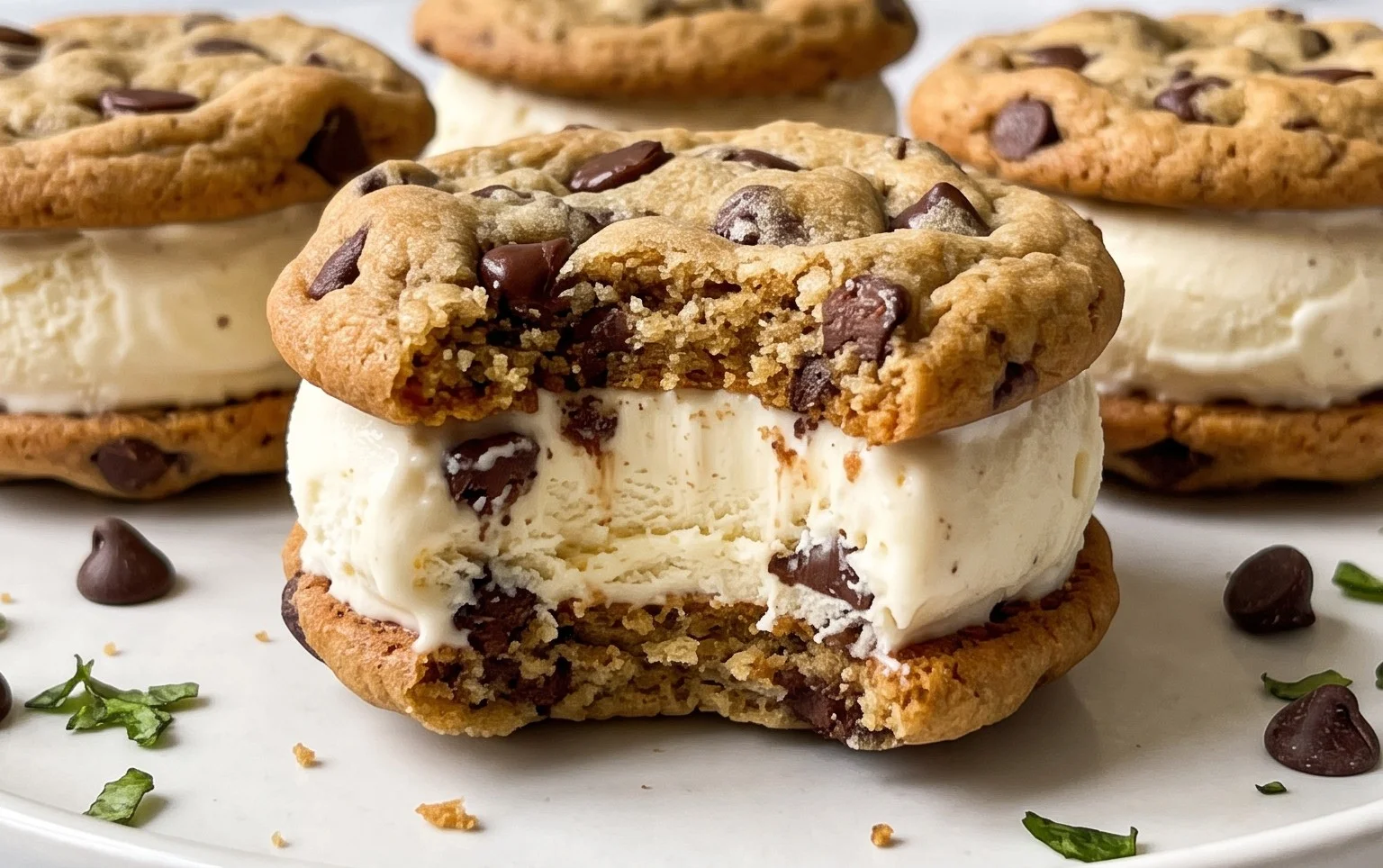 Cookie Ice Cream Sandwiches (Like a Chipwich!)