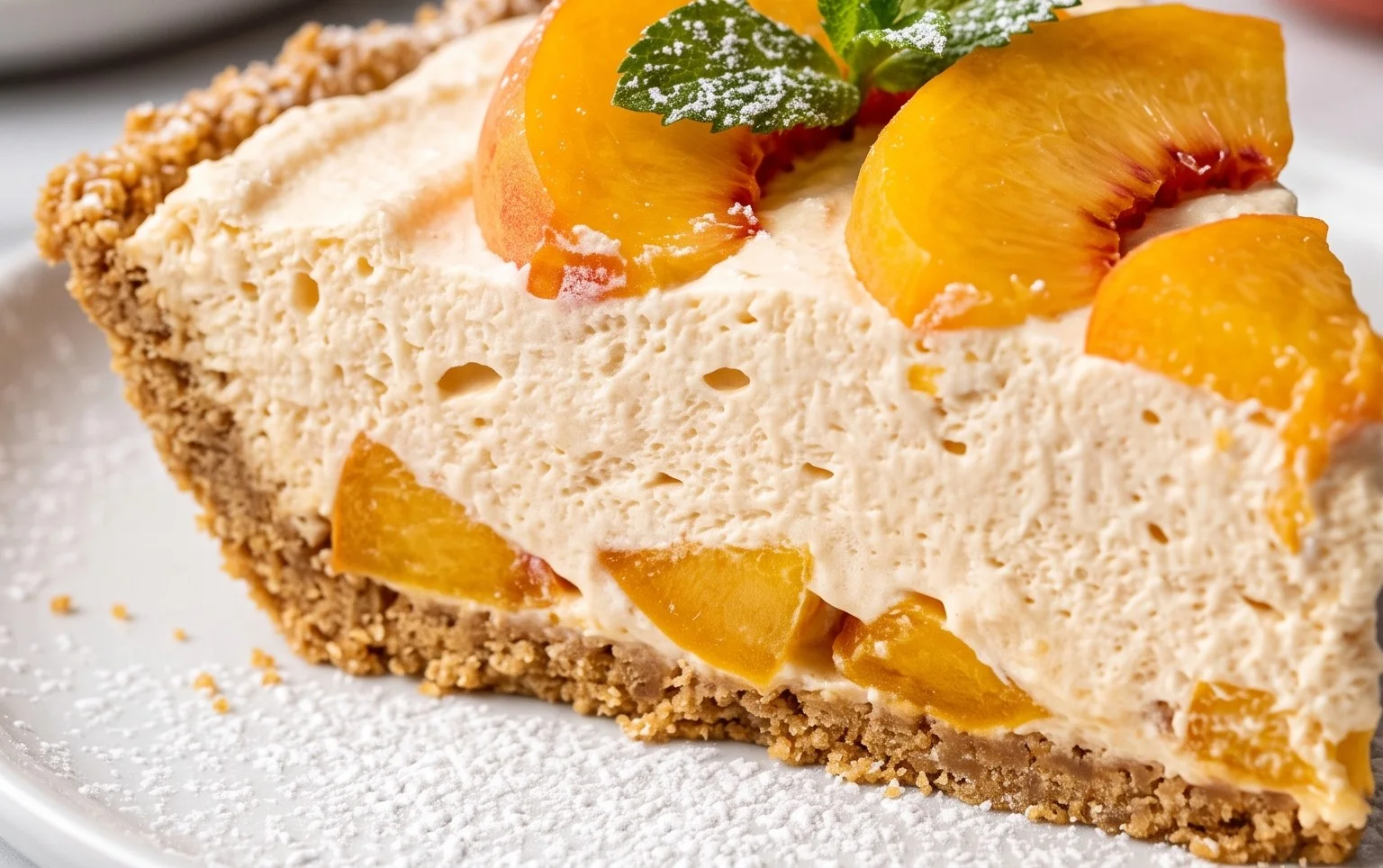 Peach Chiffon Pie