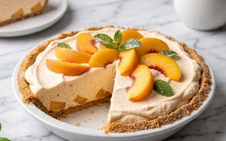 Peach Chiffon Pie