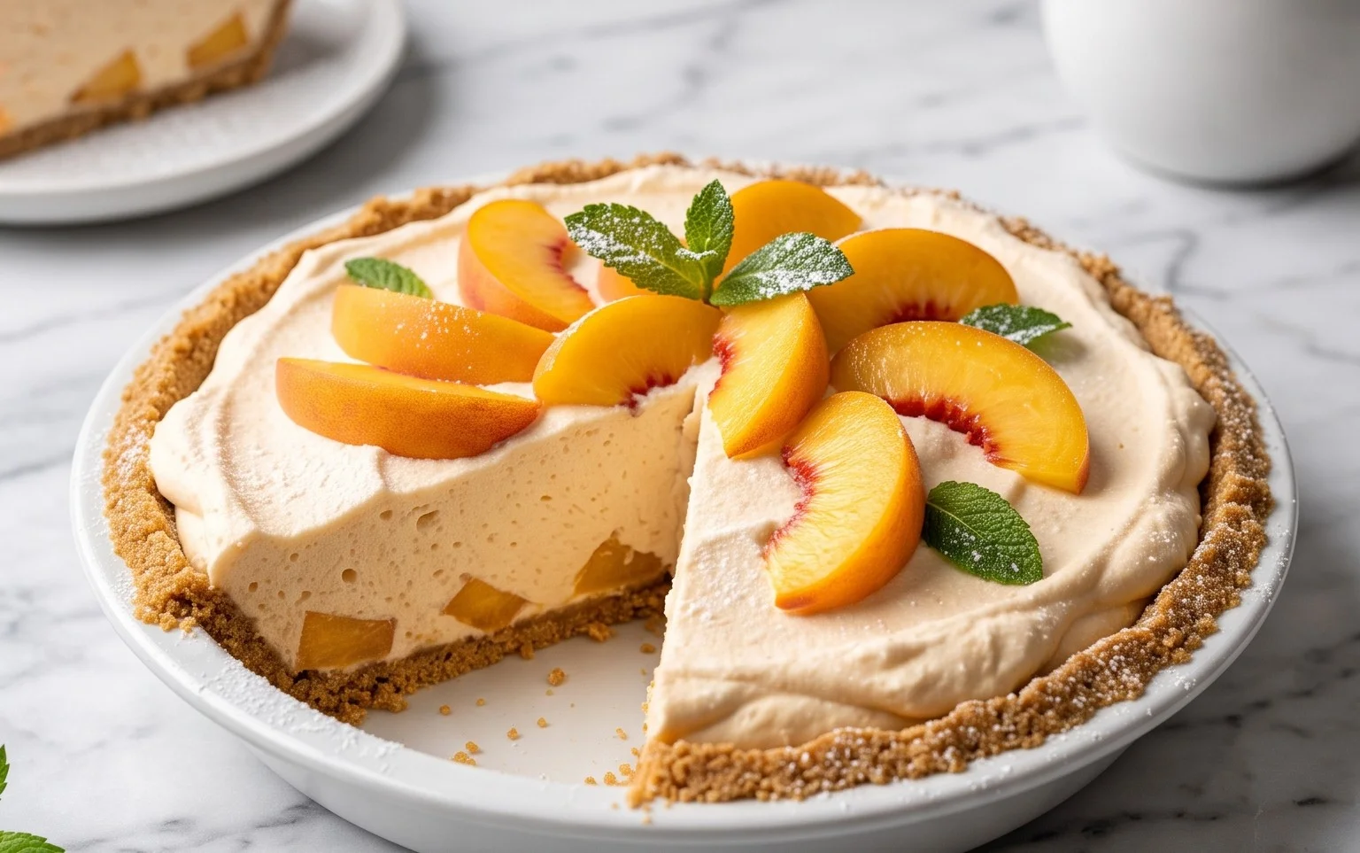 Peach Chiffon Pie