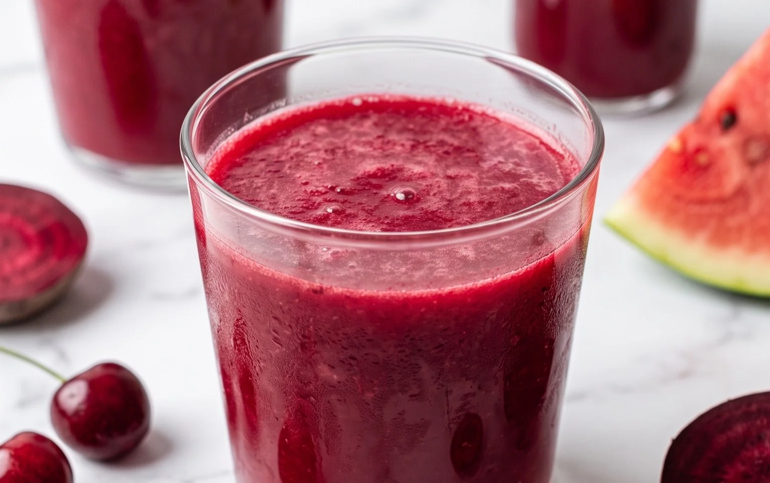 Watermelon Cherry Berry Beet Juice