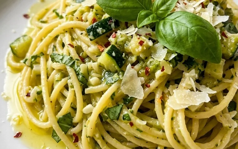 Simple Fresh Zucchini Pasta Sauce