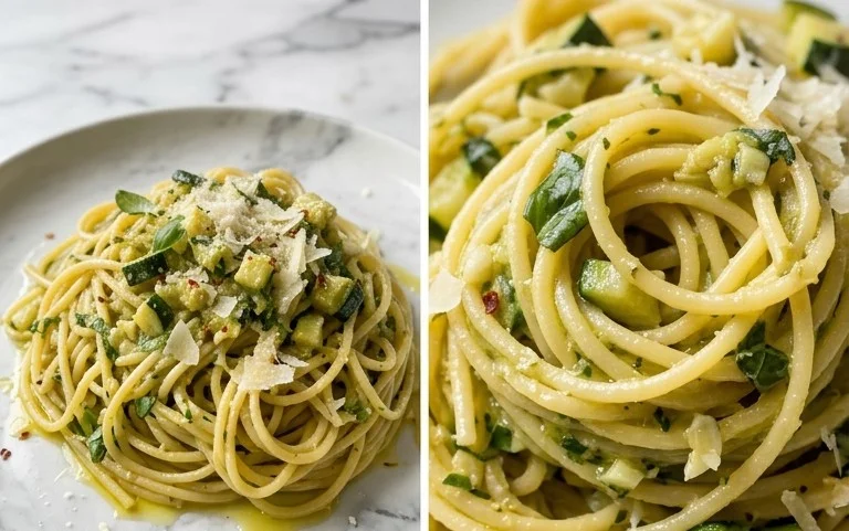 Simple Fresh Zucchini Pasta Sauce