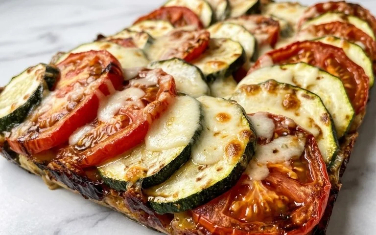 Balsamic Zucchini Tomato Bake