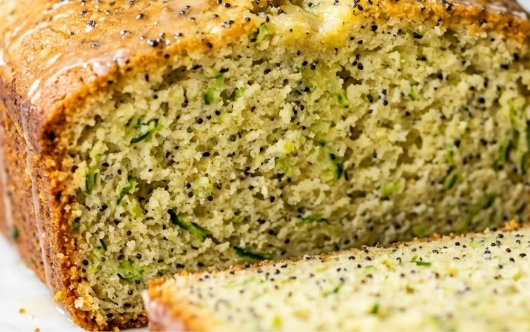 Easy Lemon Poppy Seed Zucchini Bread