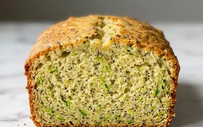 Easy Lemon Poppy Seed Zucchini Bread