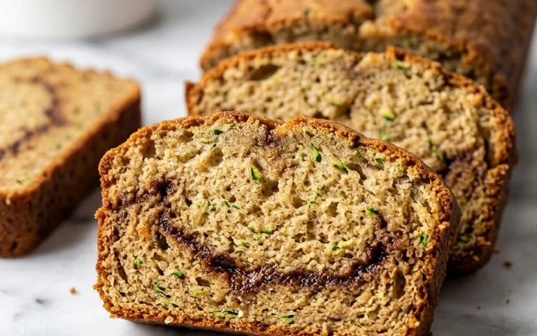 Moist and Delicious Cinnamon Swirl Zucchini Bread