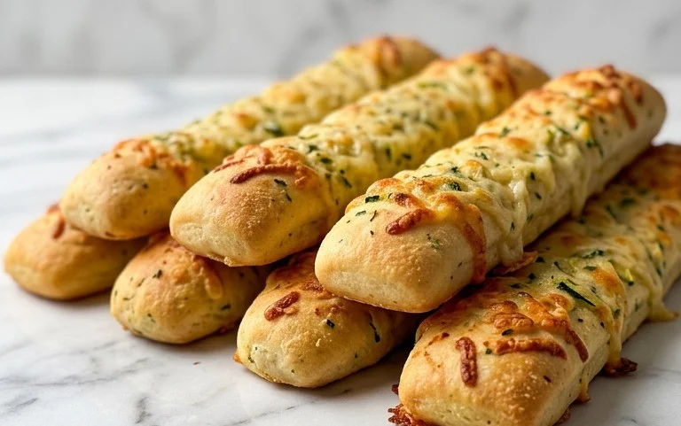 Cheesy Zucchini Breadsticks